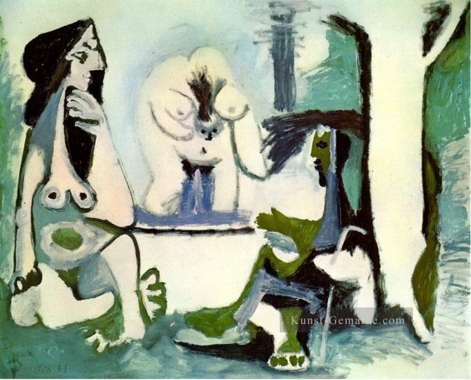 Luncheon auf dem Gras nach Manet 13 1961 Kubismus Pablo Picasso Ölgemälde